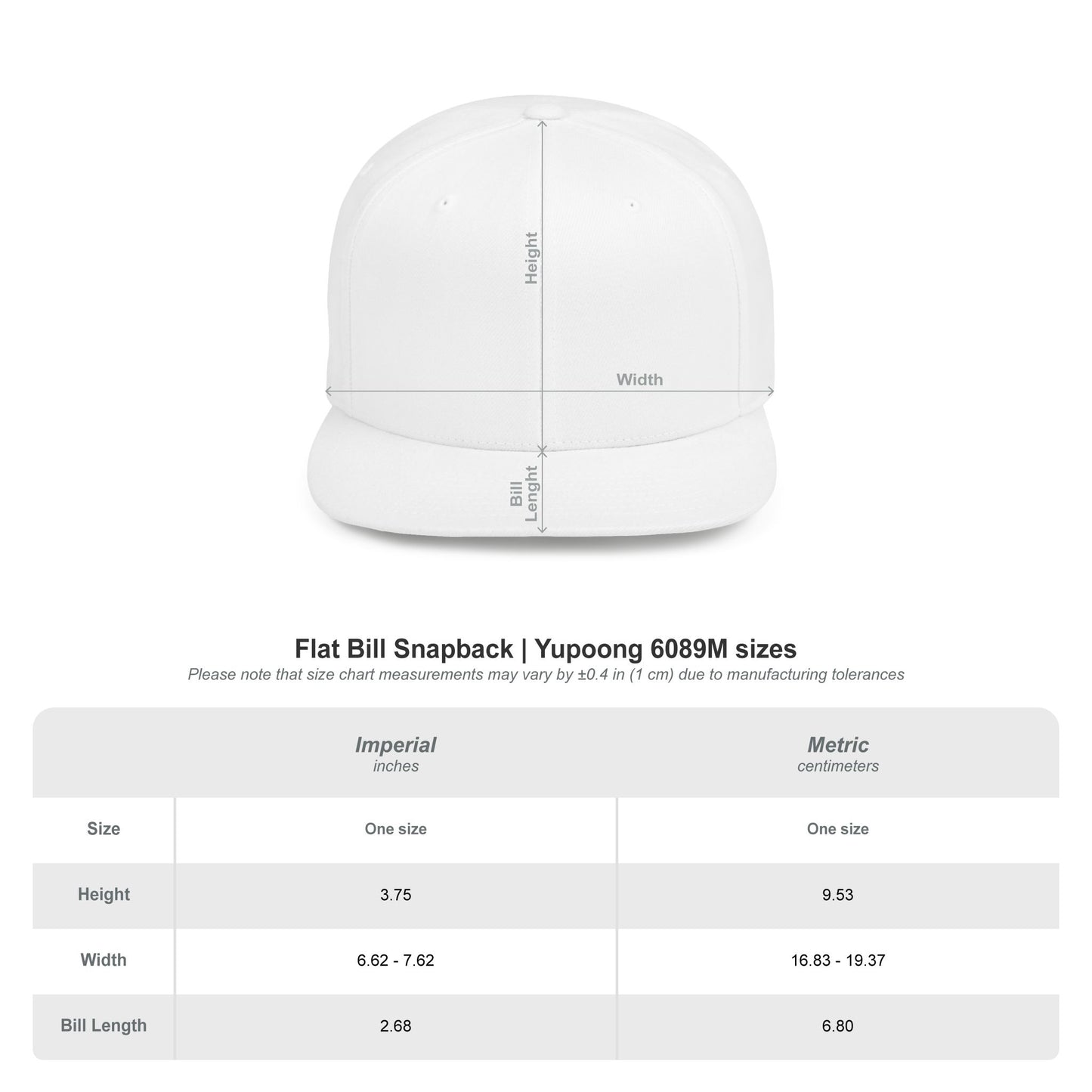Global Taekwon-Do Federation Snapback – Monochrome Crest