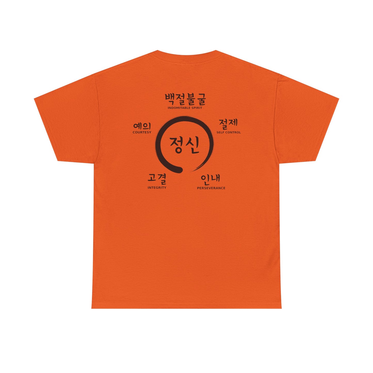 Jook Am Taekwondo Tenets Tee – Core Values Design