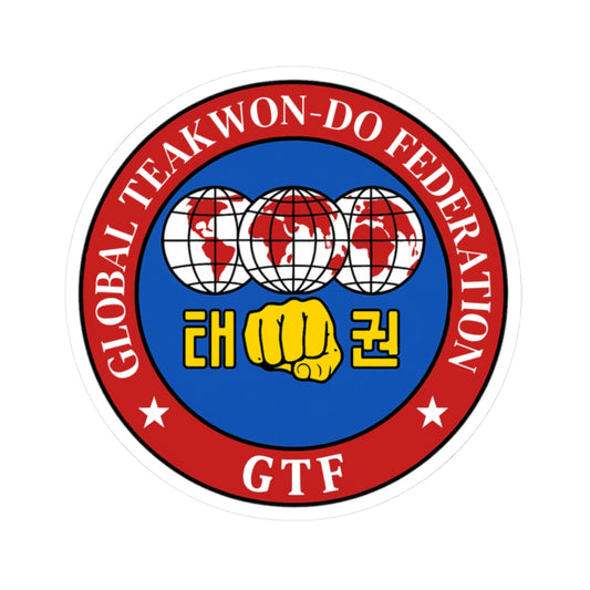 Global Taekwon-Do Federation Emblem Sticker – Kiss-Cut Design