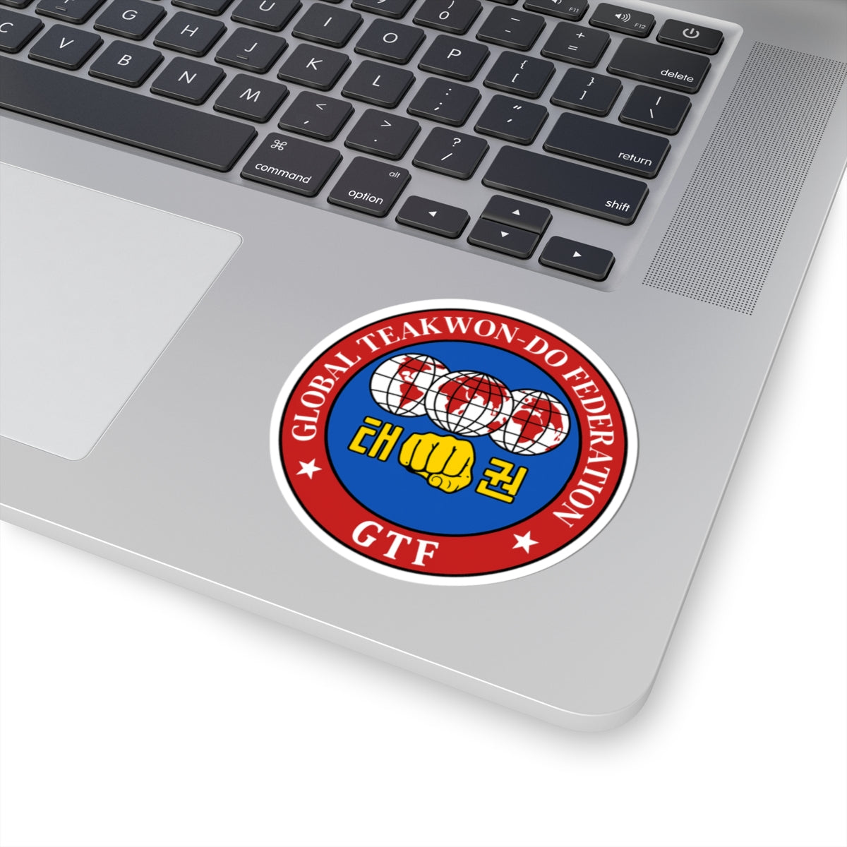 Global Taekwon-Do Federation Emblem Sticker – Kiss-Cut Design