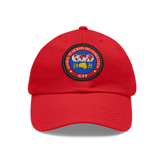Global Taekwon-Do Federation Emblem Dad Hat – Leather Patch Edition
